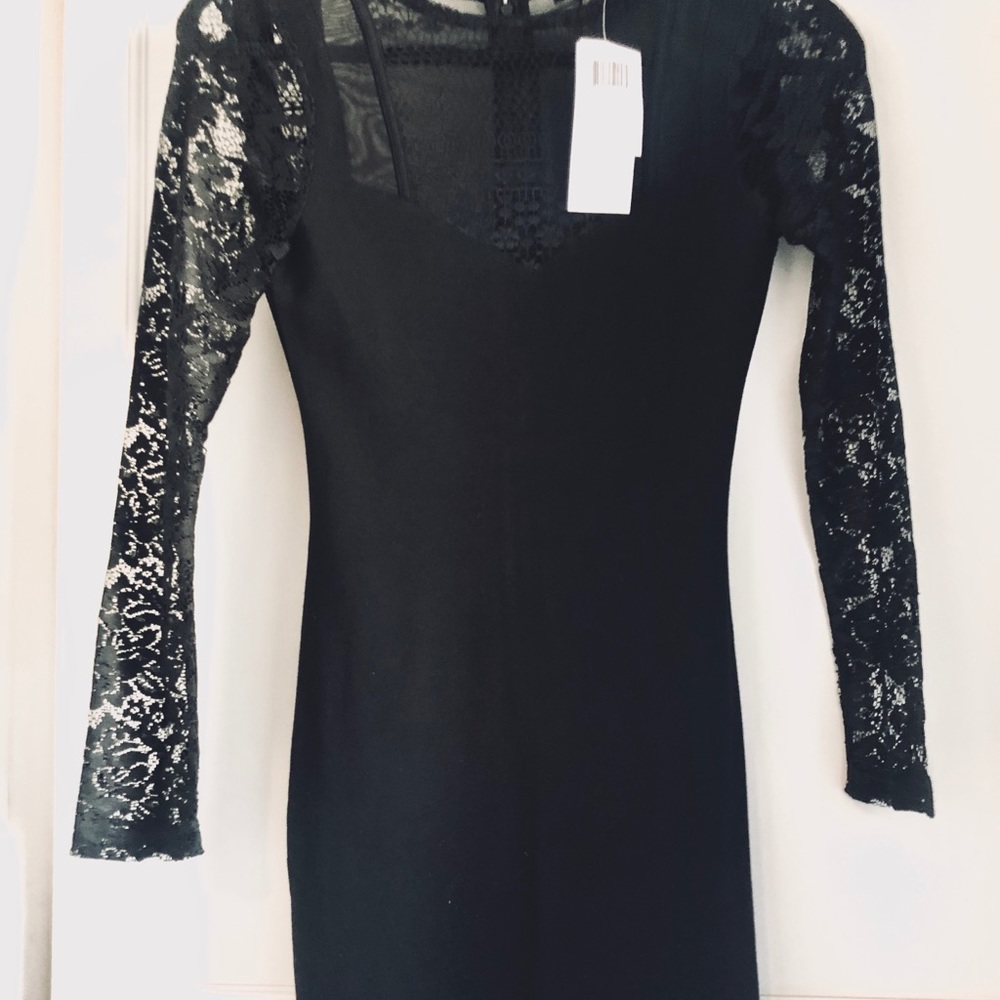New French Connection black lace dress size US  0